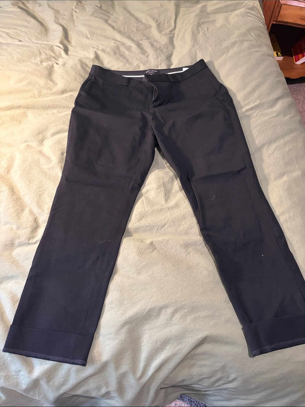 Banana Republic WoMen's black Dress Pants - Sleek Flat Front